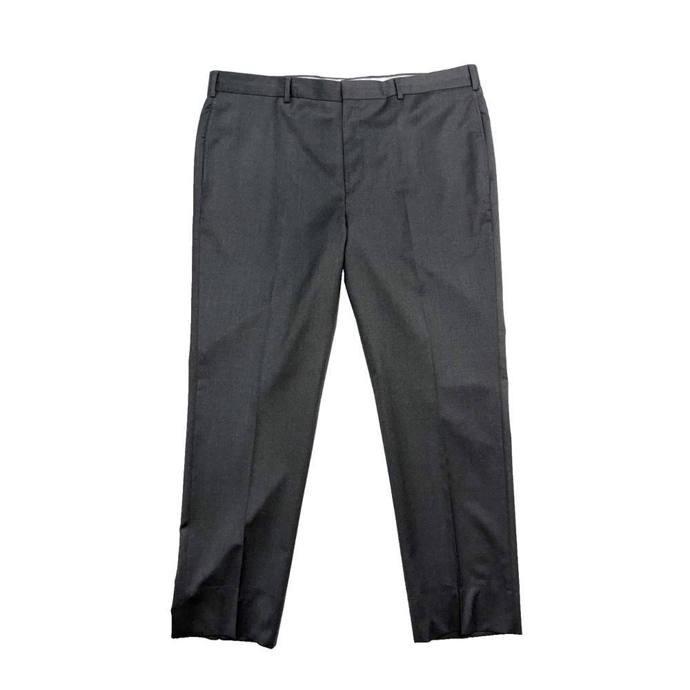 Brooks Brothers 42x30 Milano 1818 Slim Fit Pants Trousers Italian Wool Gray